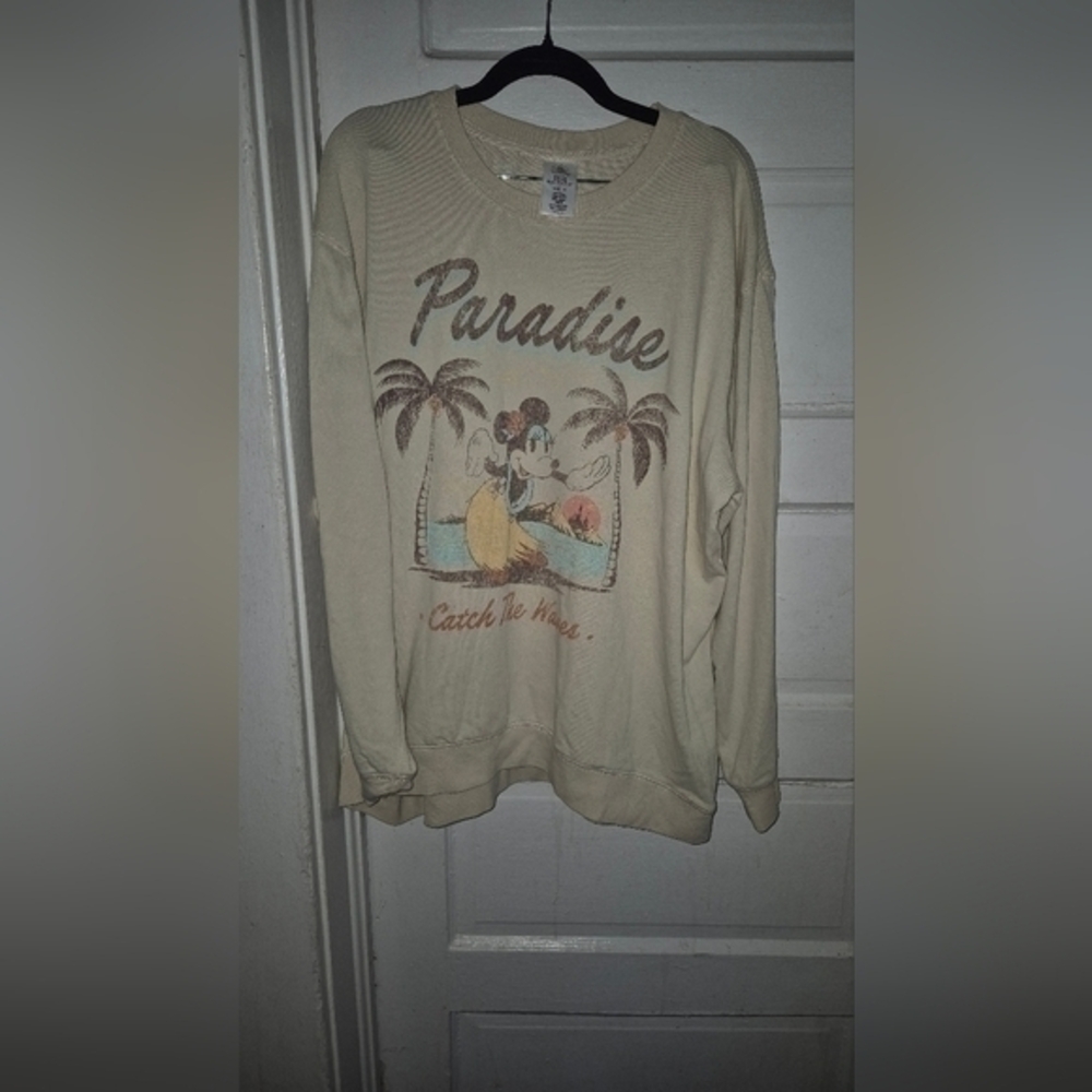PRE-OWNED Woman's Disney Paradise Sweatshirt Size XXL